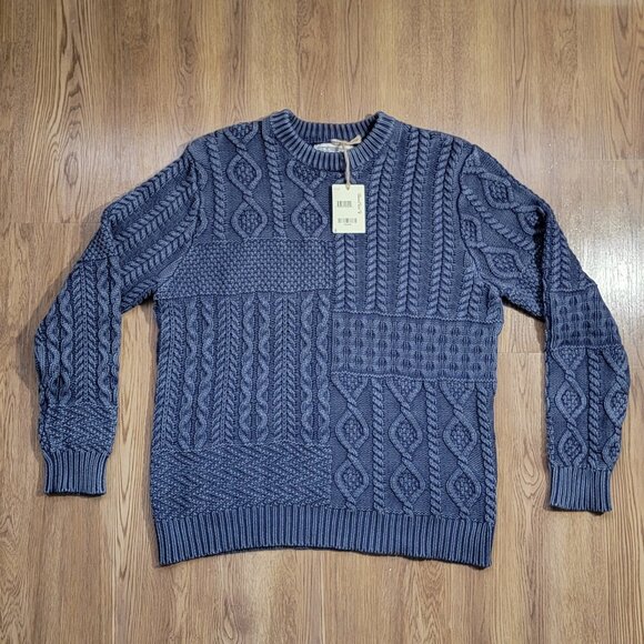 Schott NYC Patchwork Sweater - Picture 1 of 8